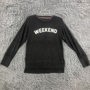 Royce Brand Shirt Womens Small Weekend Grey Soft Cozy Top